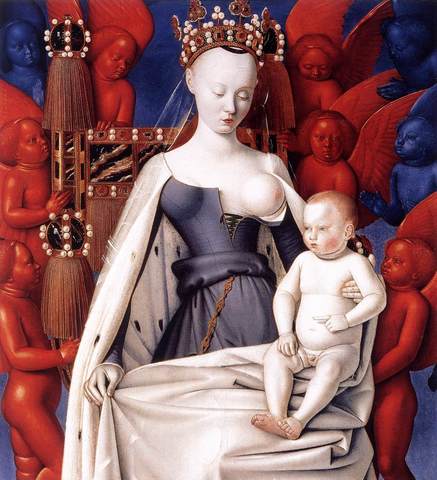 Madonna and Child, Jean Fouquet