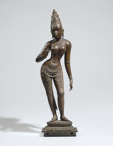 Large Bronze Figure of Parvati, Chola Artisans