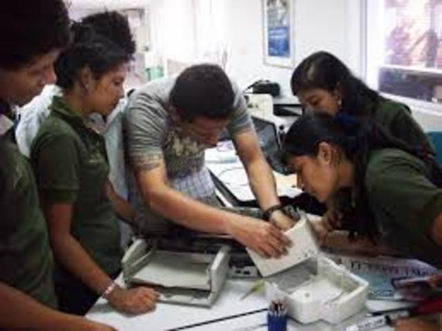 Niños y jovenes aprendices