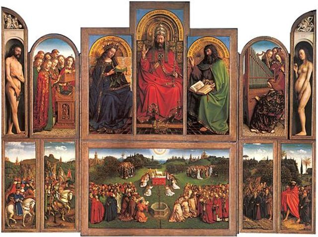 The Ghent Altarpiece, Hubert van Eyck and Jan Van Eyck