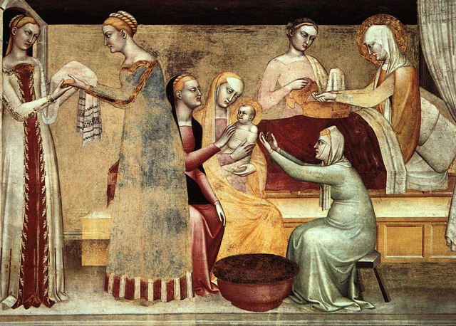 Birth of the Virgin by Giovanni Da Milano