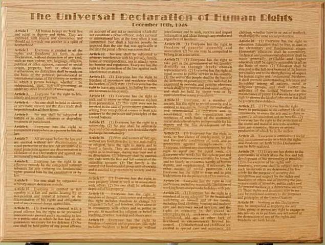 Decloration of Human Rights