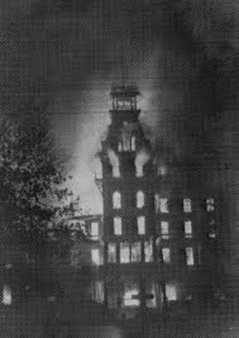 Fuego en Sanatorio de Battle Creek