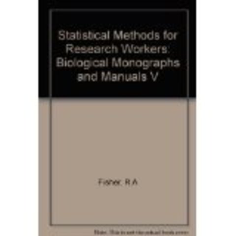 El libro Statistical Methods for Research Workers