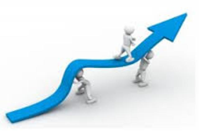 Ascendente progreso.