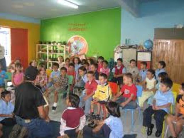 Comienza mi educación escolar