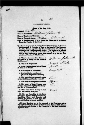 Census records 1830s-1850s