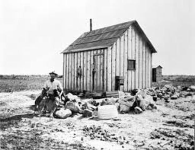 Passage of the Homestead Act