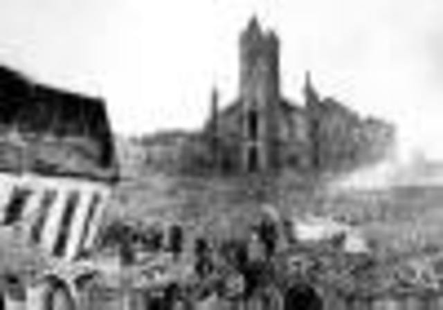 Texas first recorded hurricane strikes near Galveston