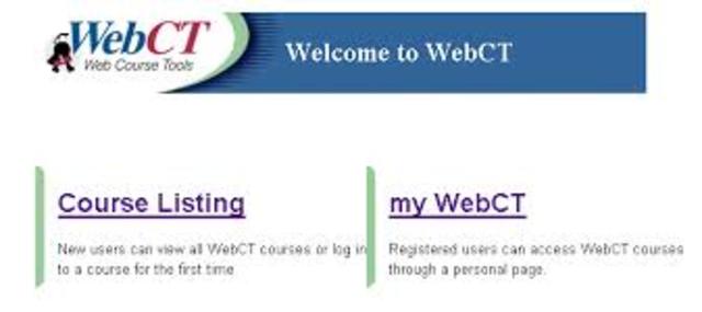 Entornos Web para la formación WebCT 1.