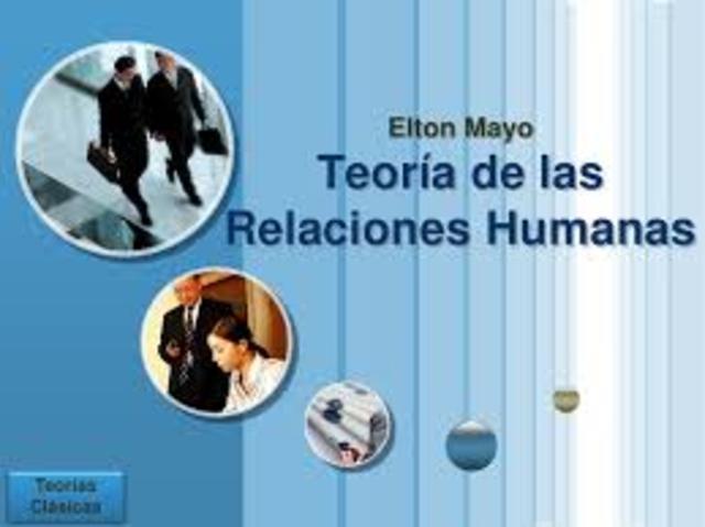 ESCUELA DE LAS RELACIONES HUMANAS