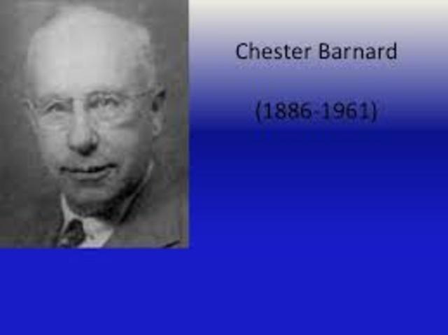 CHESTER BARMANND ( THE FUNCTIONS OF EXECUTIVE)