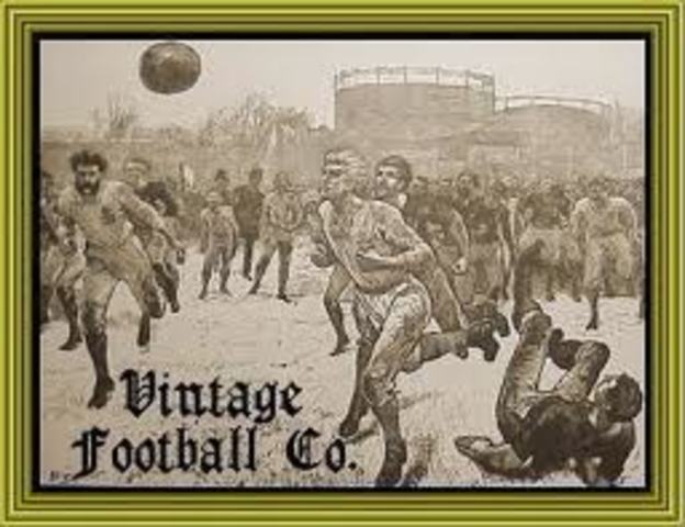 Considerado como el día del nacimiento del fútbol