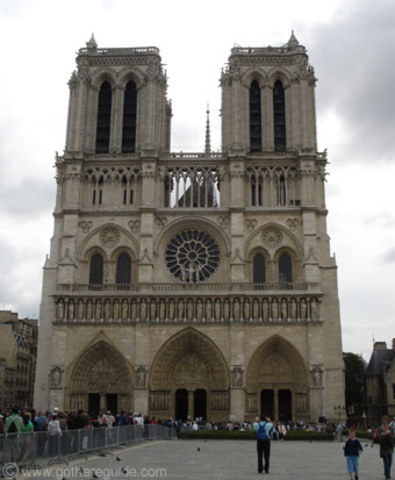 Notre Dame Cathedral is built