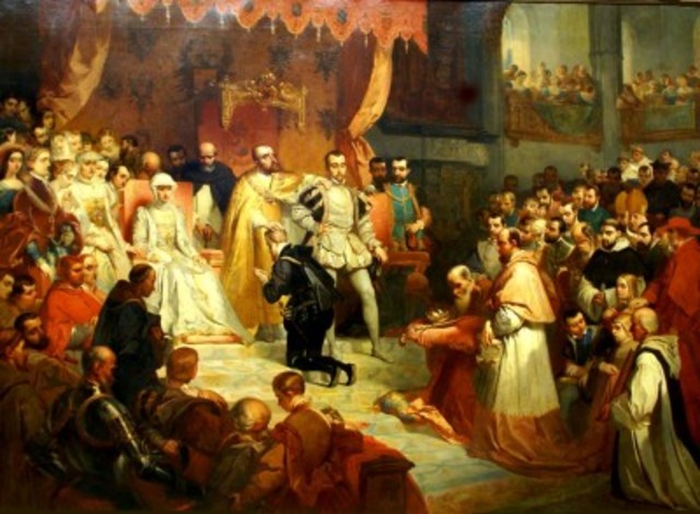 Troonsafstand Karel V