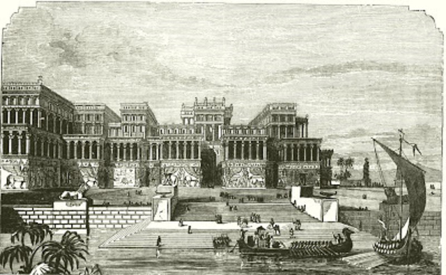 Biblioteca de Arsubanipal, en la ciudad de NInive-