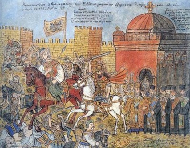 Ottoman Empire takes Constaninople