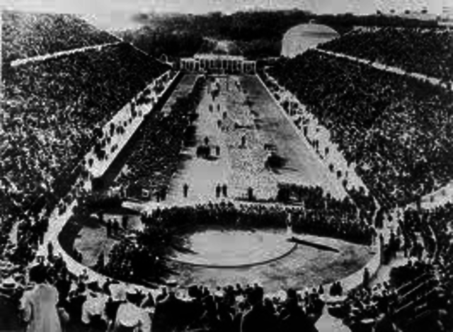 The year of the first Olymic games