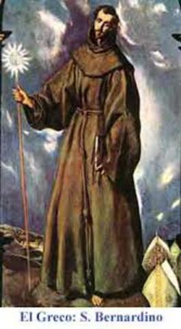 Comienzo de las ordenes franciscanas.