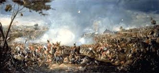 Inicio de la Batalla de Waterloo