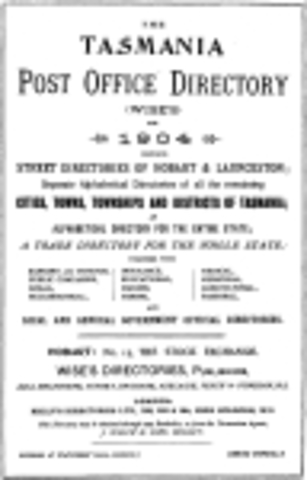 Tas Post Office Directories