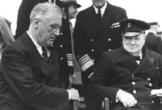 War PLans w/ Churchill and FDR