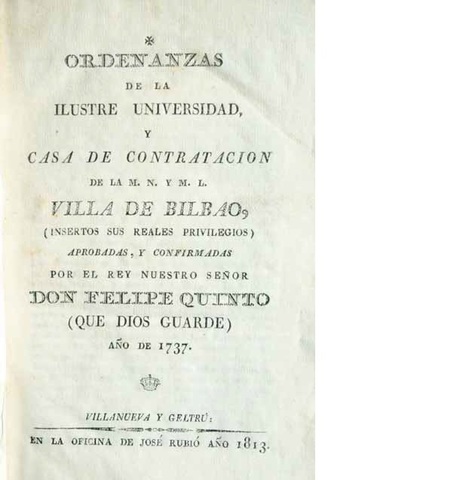 Las Ordenanzas de Bilbao