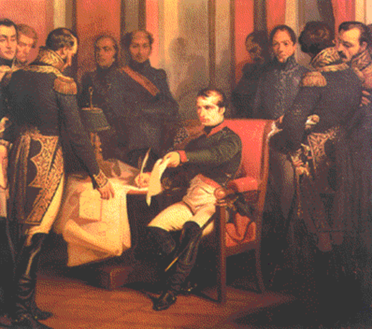 Abdicación de Napoleón Bonaparte