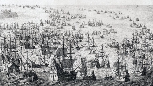English defeat the Spanish Armada
