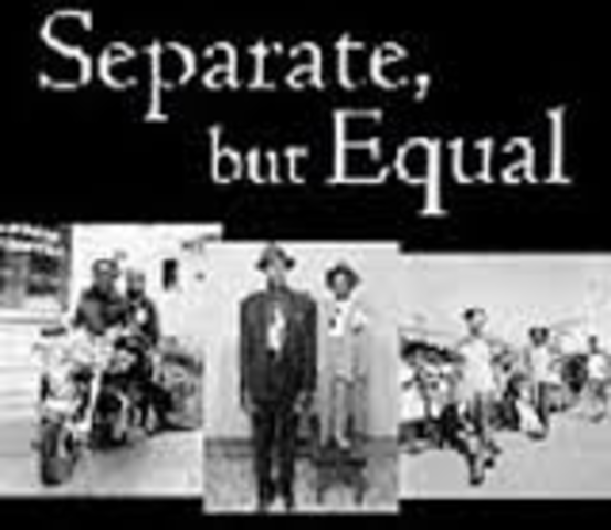 Separate but equal begins (Plessy v. Ferguson verdict)