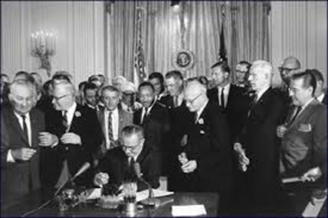 Civil Rights Act Signing