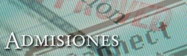 Admisiones en los programas