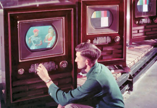 the color TV was introduced