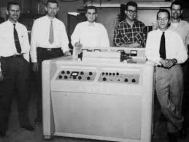 The first video tape recorder