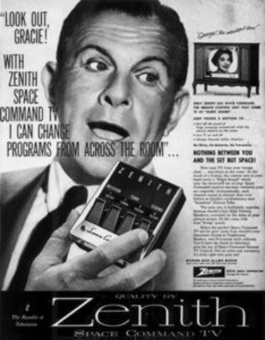 The first TV remote control