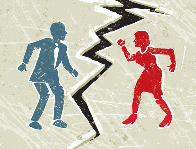 Parents split up/divorce