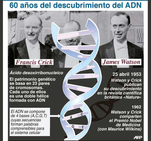 James Watson y Francis Crick