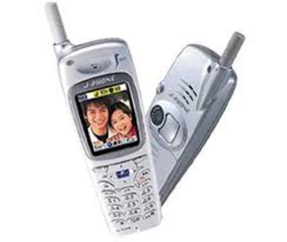 Camera phone introduced in Japan by Sharp/J-Phone