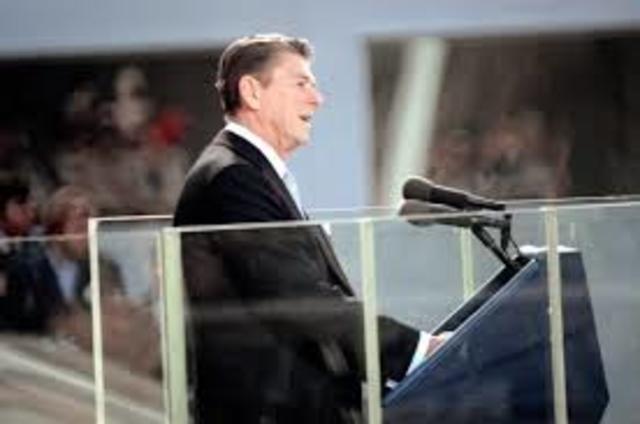 Ronald Reagan's First Inauguration