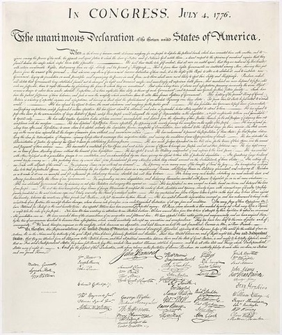 Signing of the Declaration of Independence