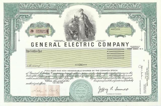 NACE GENERAL ELECTRIC