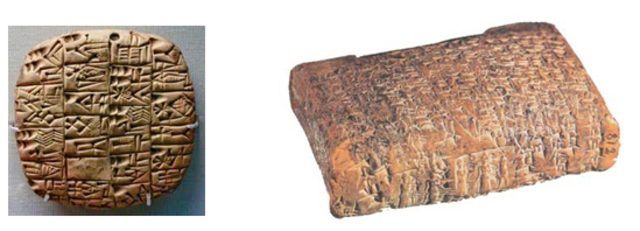 TABLILLAS DE ARCILLAS 3000 A.C