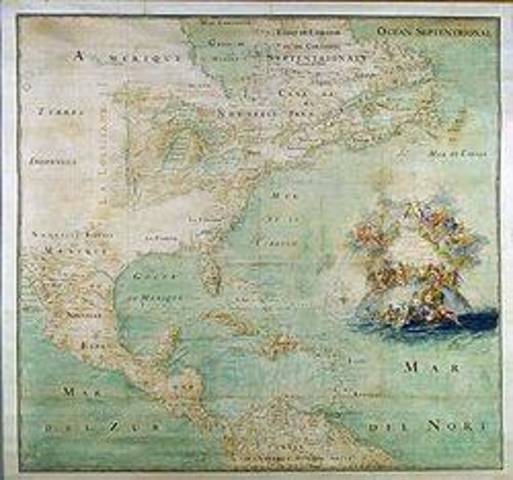 Spanish explorer Alonso Alvarez de Pineda maps Texas coastline