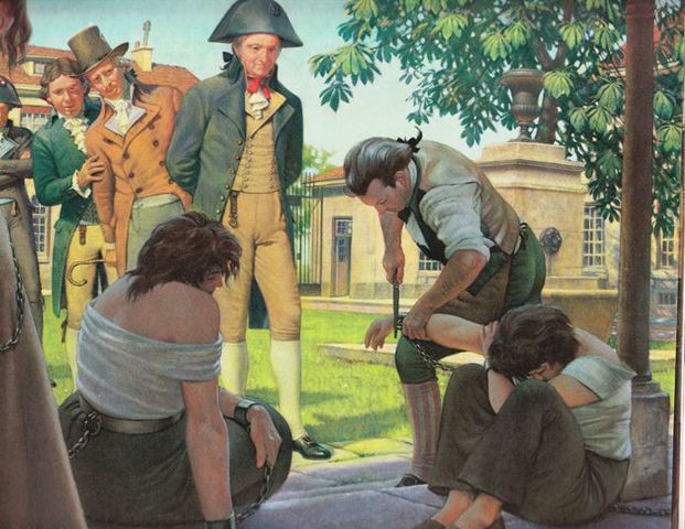 Phillippe Pinel queda a cargo del asilo La Bicetré