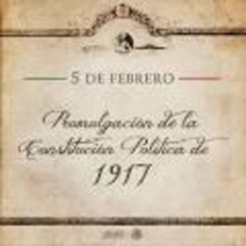 CONSTITUCIÓN DE 1917