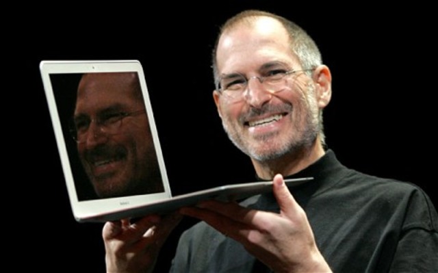 Steve Jobs unveils the first two Intel Macs at Macworld, the iMac and the new MacBook Pro