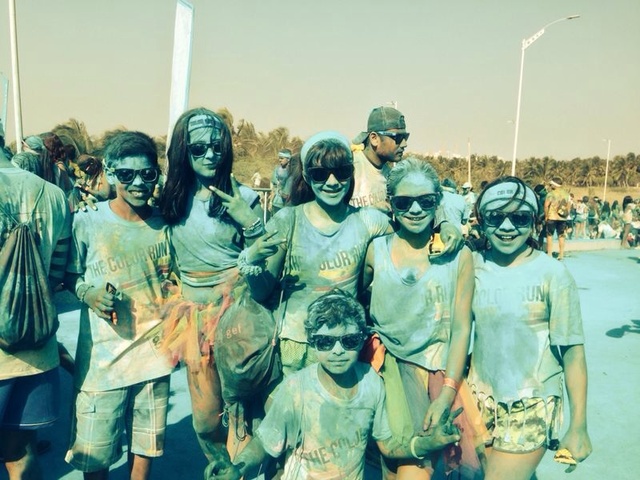 La carrera "the color run"