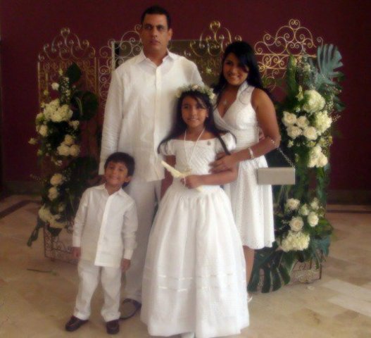 Hice la primera comunión.