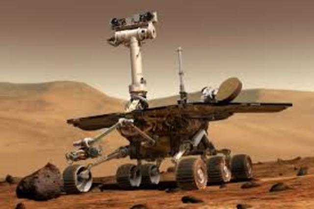 The Mars Rover landed on Mars