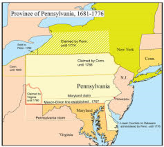 City of Philadelphia first laid out by William Markham